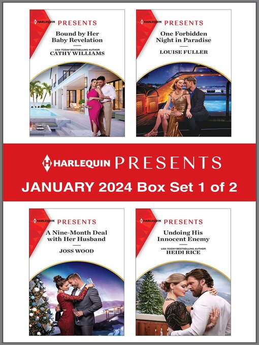 Title details for Harlequin Presents January 2024--Box Set 1 of 2 by Cathy Williams - Available